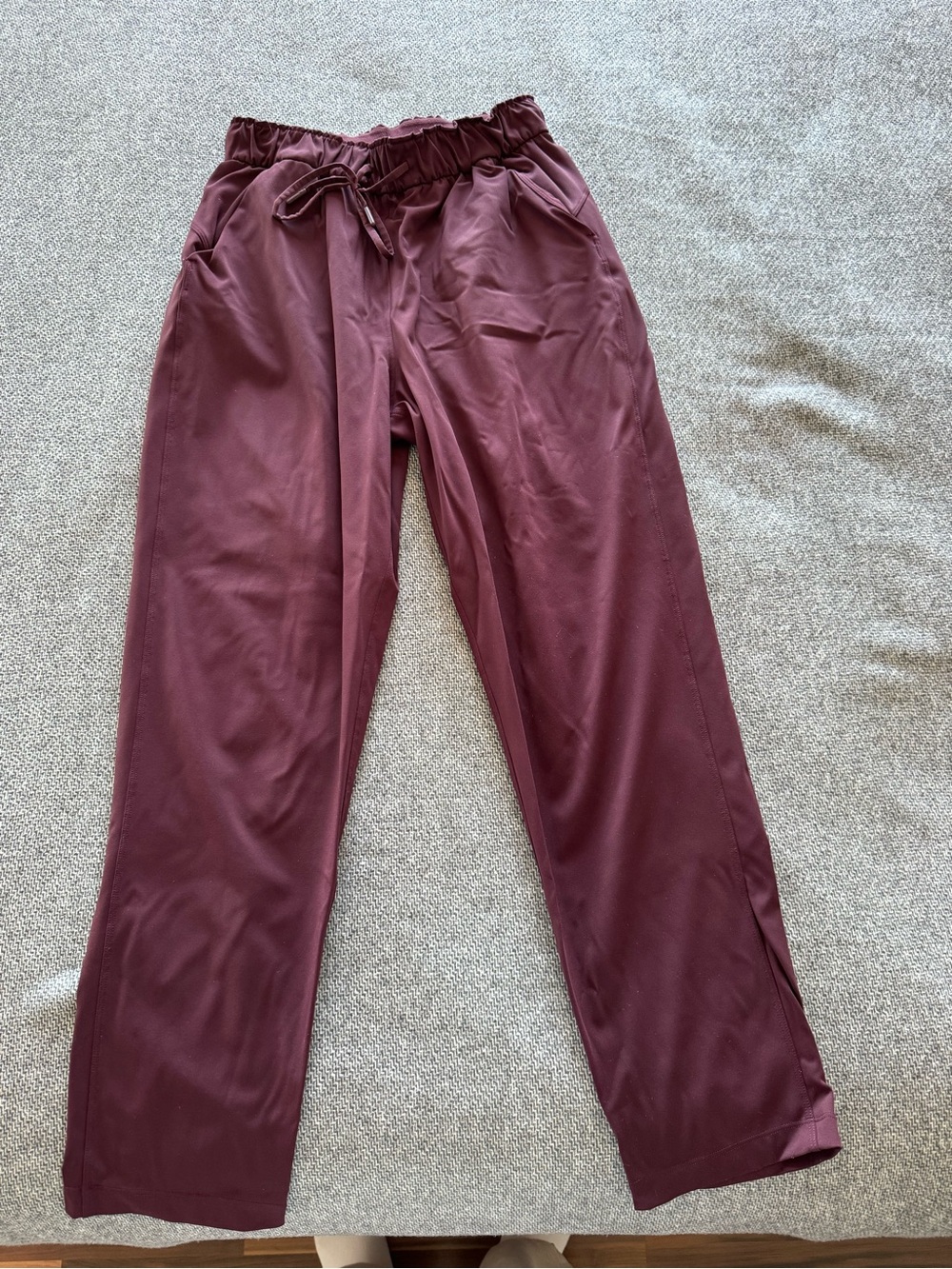 lululemon athletica Burgundy Stretch High-Rise Pant 7/8 Length